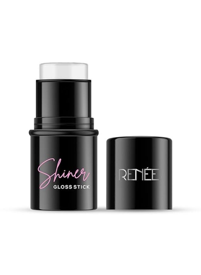 RENEE Shiner Face Gloss Stick | Gives Instant Glossy Shine | Hydrates & Moisturizes | Non-Sticky | Lightweight Formula | Offers Soft Skin | Enriched with Vitamin E, Sunflower Seed & Coconut Oil | 5gm - Image 1
